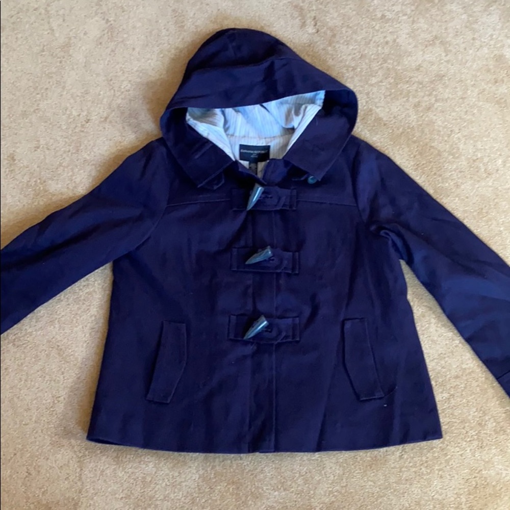 Banana Republic Zip down Toggle Button Jacket